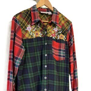 Blair Women's Multi Color Flannel Shirt